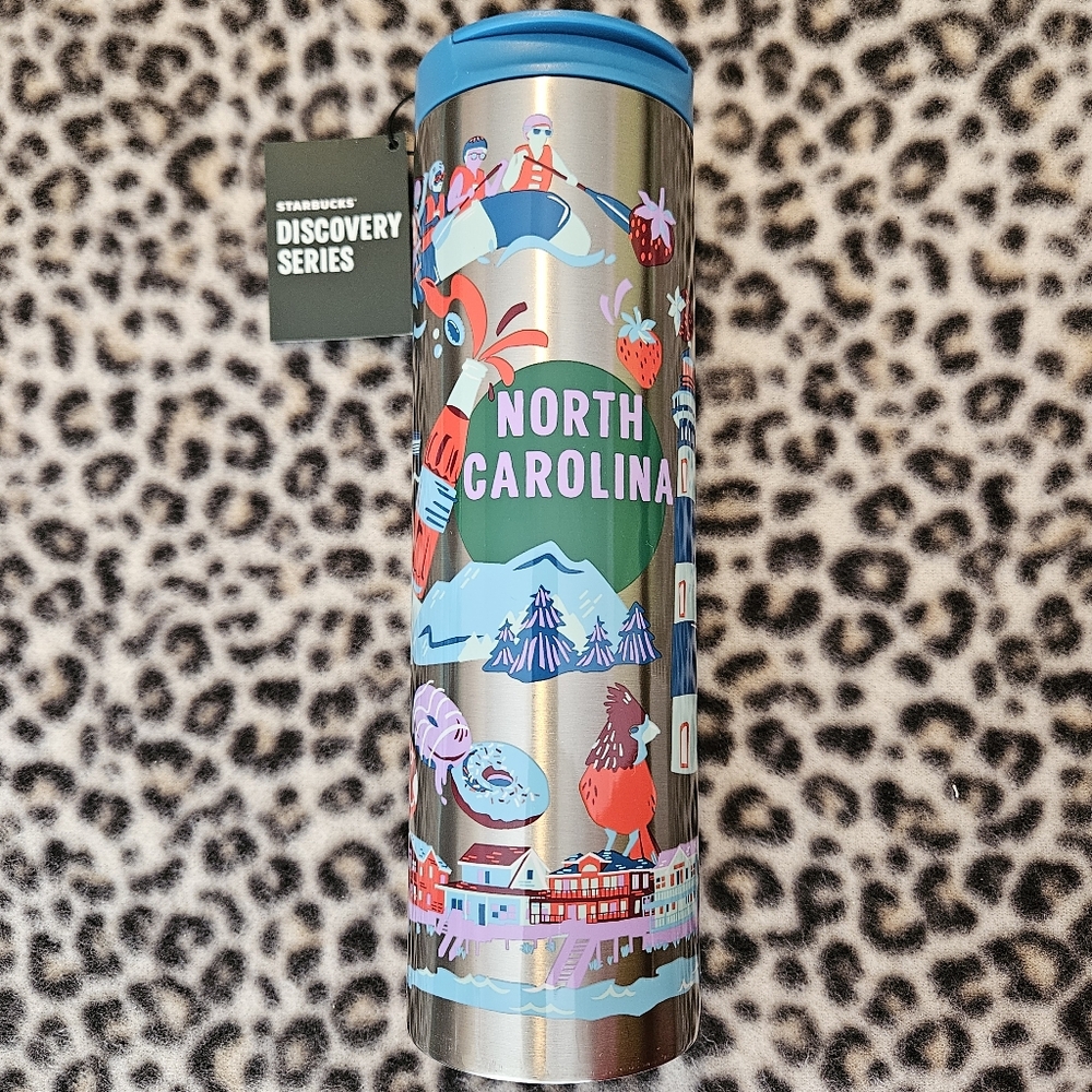 2024 Starbucks Discovery Series North Carolina Travel Tumbler, NWT, 16 fl. oz.